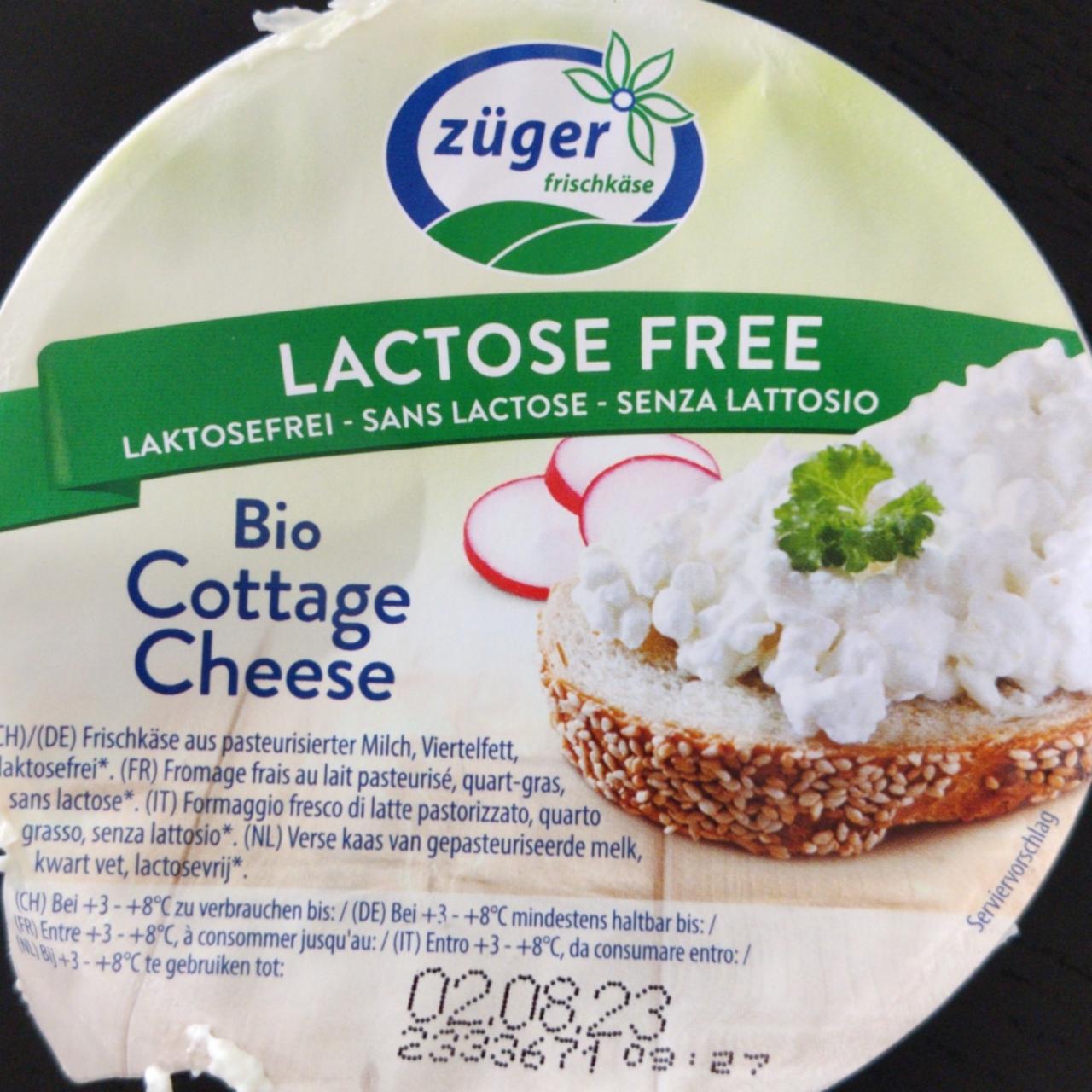 Fotografie - Lactose free Bio Cottage Cheese Züger