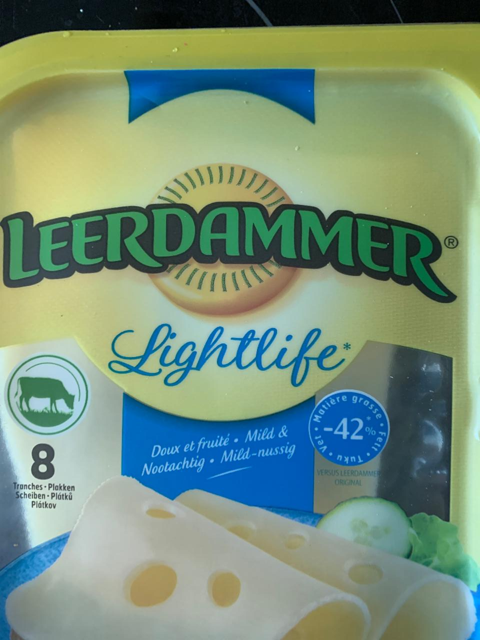 Fotografie - Leerdammer lightlife -42 % podílu tuku