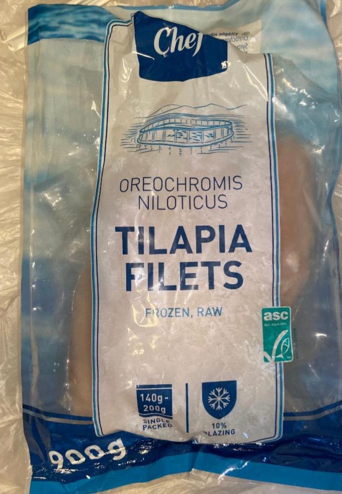 Fotografie - Tilapia Filets frozen, raw Metro Chef