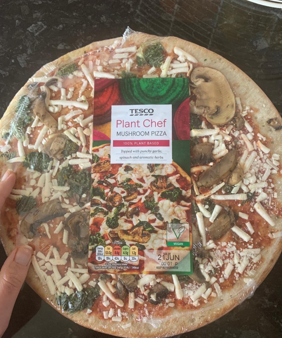 Fotografie - Plant Chef Mushroom Pizza Tesco