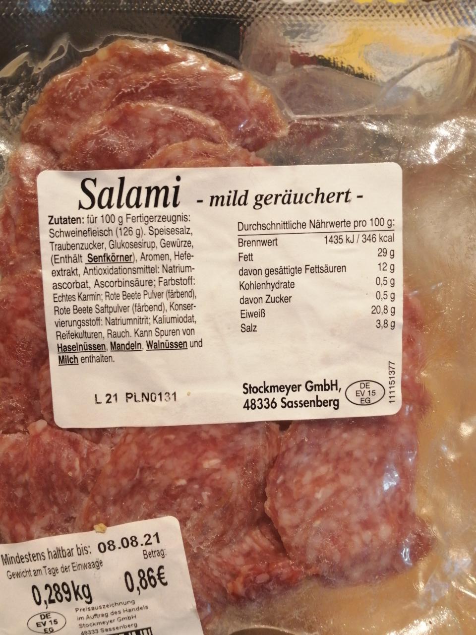 Fotografie - Salami-mild geräuchert 2