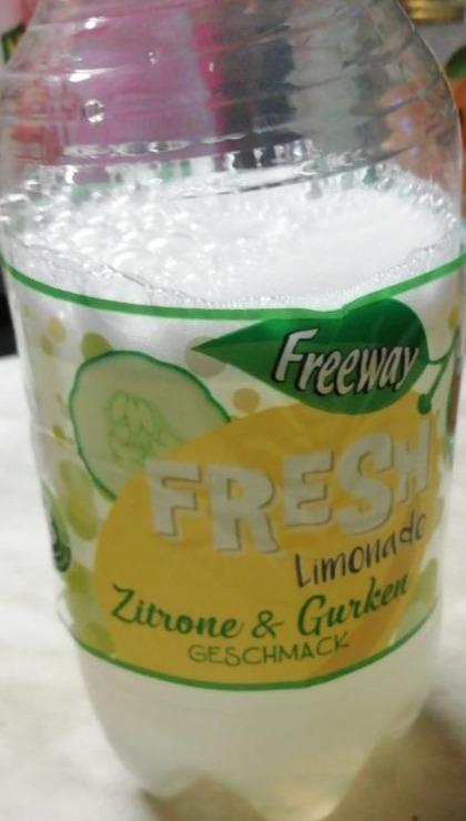 Fotografie - Fresh Limonade Zitrone & Gurken Geschmack Freeway