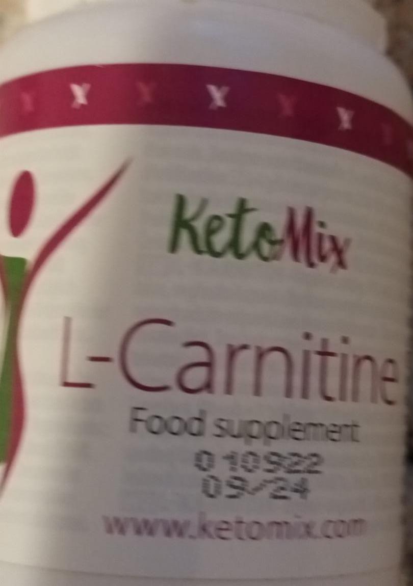 Fotografie - L-Carnitine fond supplement KetoMix