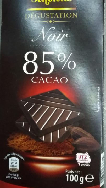 Fotografie - Noir 85 % cacao - Scholetta
