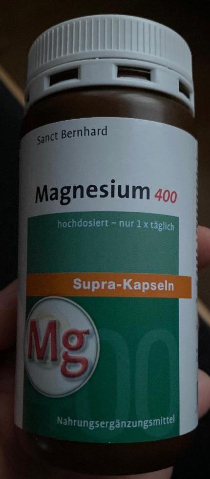 Fotografie - Magnesium 400 Supra Kapseln Sanct Bernhard