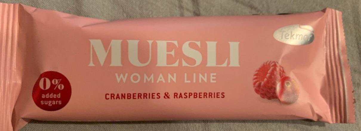 Fotografie - Muesli Woman Line Cranberries & Raspberries Tekmar