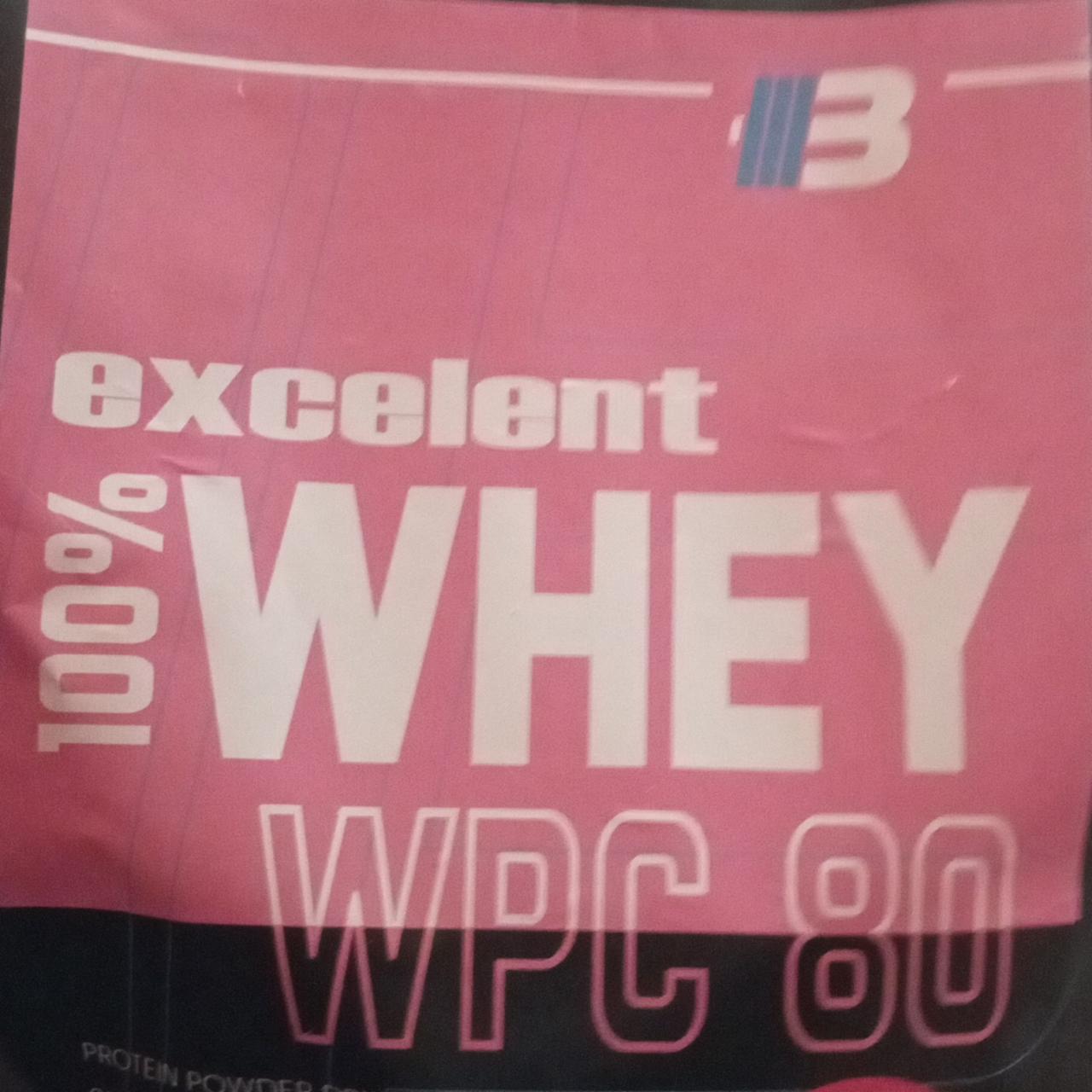 Fotografie - excelent 100% Whey WPC 80 protein powder drink Strawberry cream