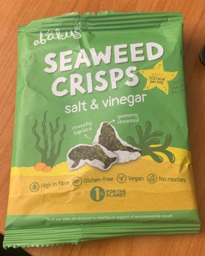 Fotografie - Seaweed Crisps Salt & Vinegar Abakus