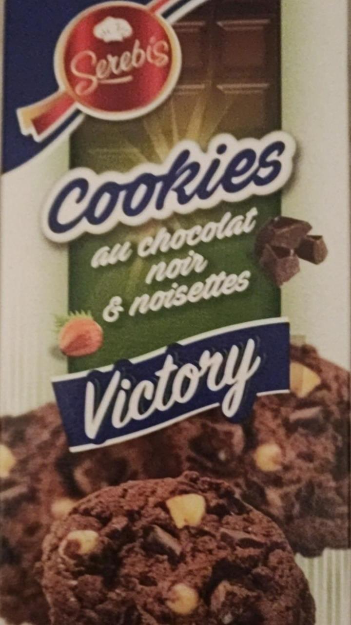 Fotografie - Cookies au chocolat noir & noisettes Victory Serebis