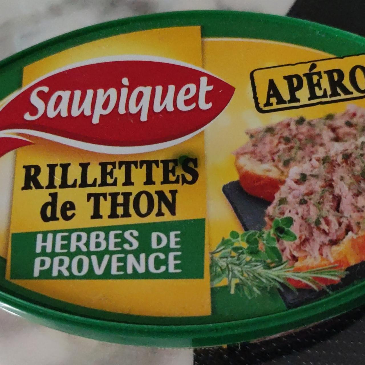 Fotografie - Rillettes de Thon Herbes de Provence Saupiquet
