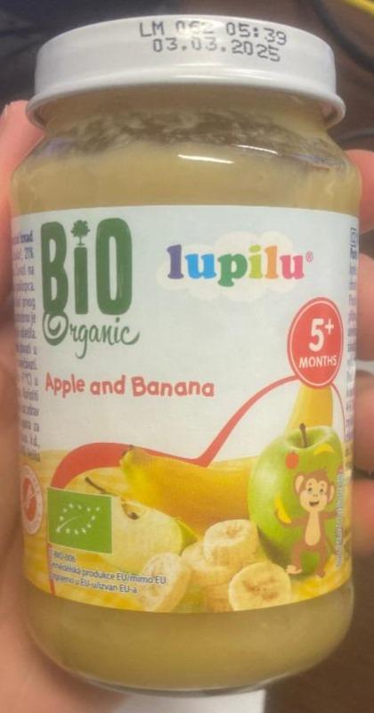 Fotografie - Bio organic Apple and Banana Lupilu