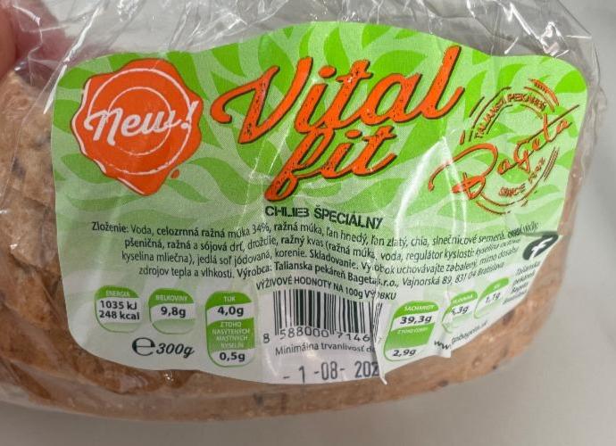 Fotografie - Vital fit chlieb špeciálny TP Bageta