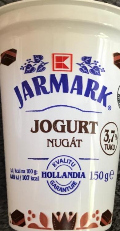 Fotografie - Jogurt nugát K-Jarmark 3.7%