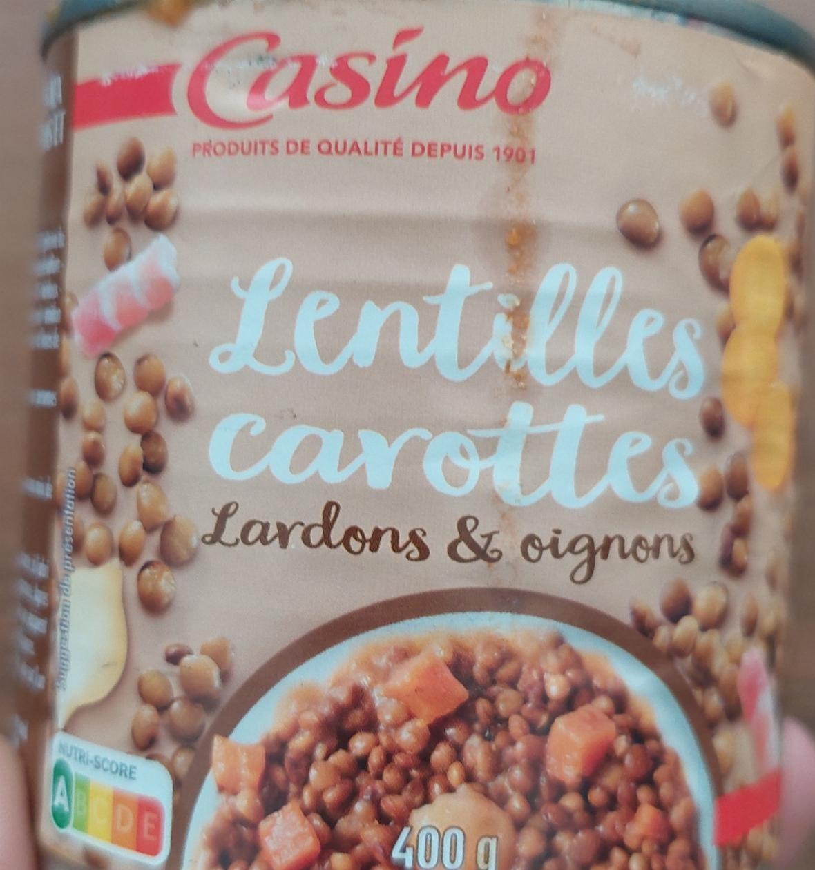 Fotografie - Lentilles Carottes Lardons & Oignons Casino