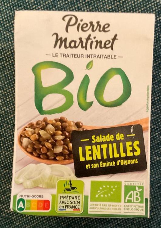 Fotografie - Bio Salade de lentilles et son Emincé d'Oignons Pierre Martinet