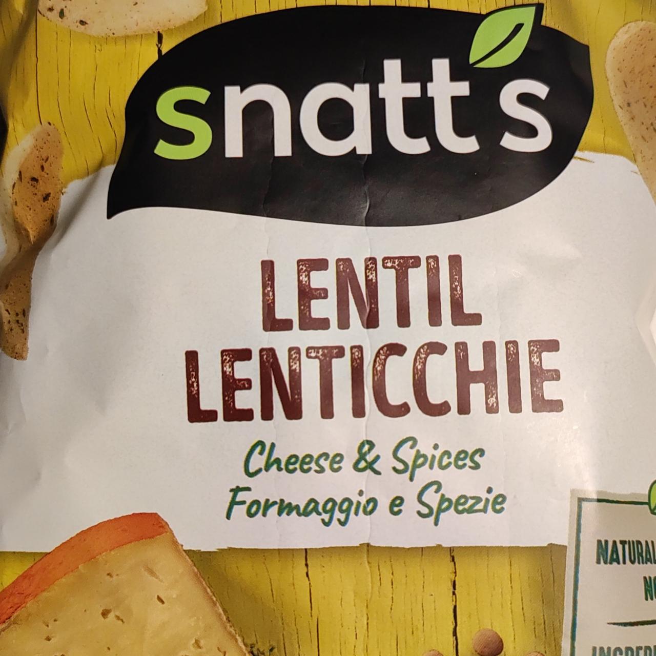 Fotografie - Lentil Chips cheese & herbs Snatt's