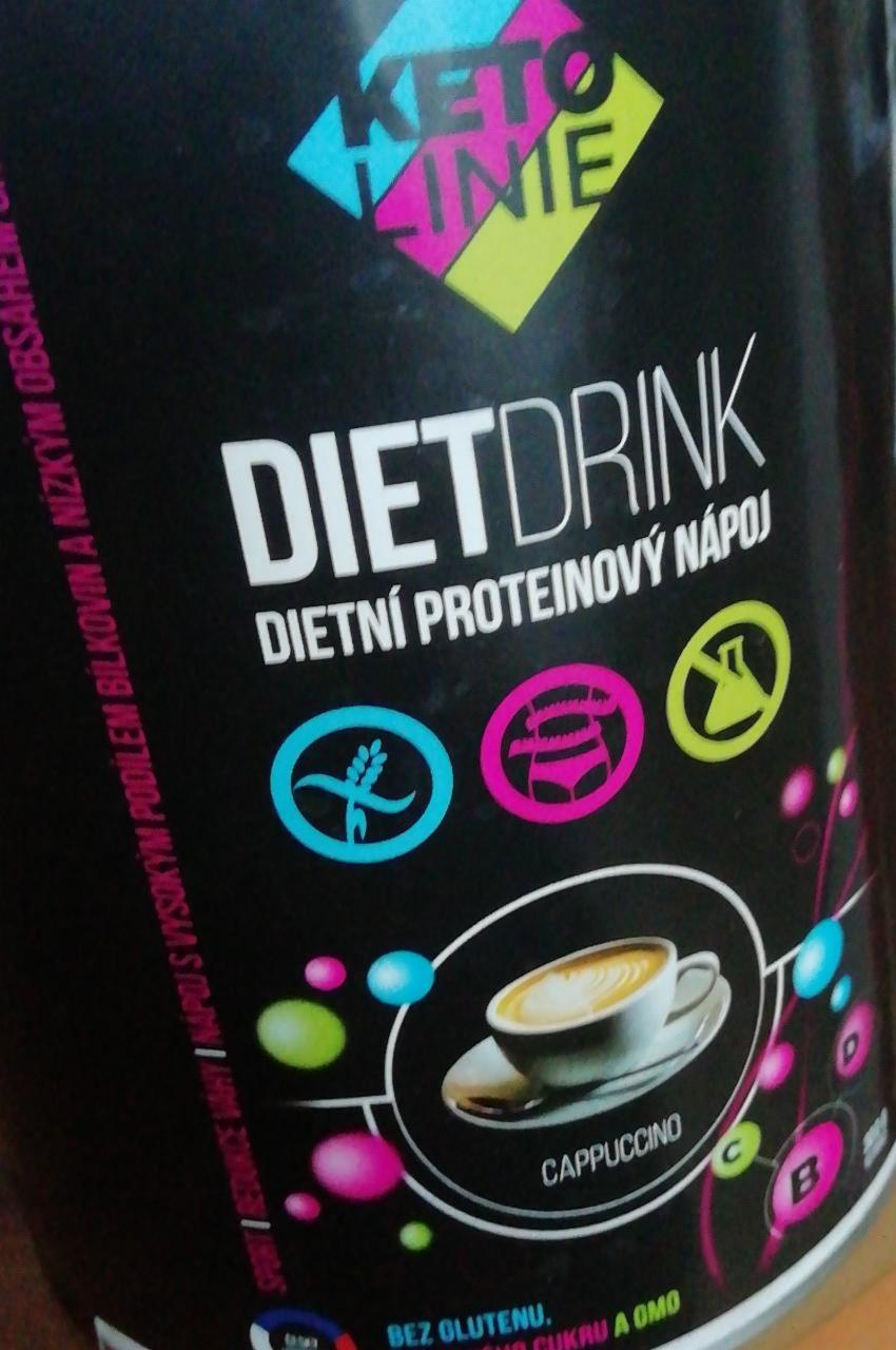 Fotografie - Diet drink dietní proteinový nápoj Cappuccino KetoLinie