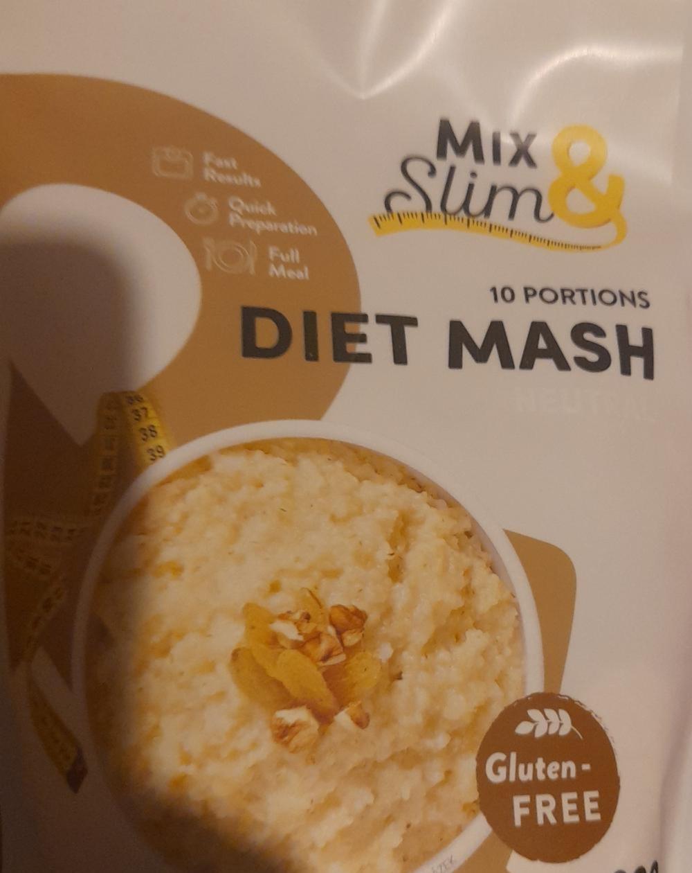Fotografie - Diet mash kaše s jahodovou příchutí Slim mix