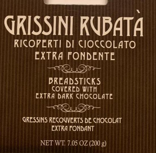 Fotografie - Grissini Rubatà ricoperti di Cioccolato Extra Fondente