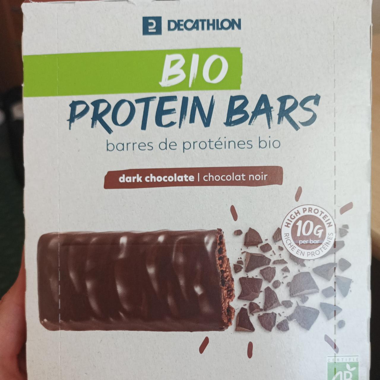 Fotografie - Bio Protein Bars dark chocolate Decathlon