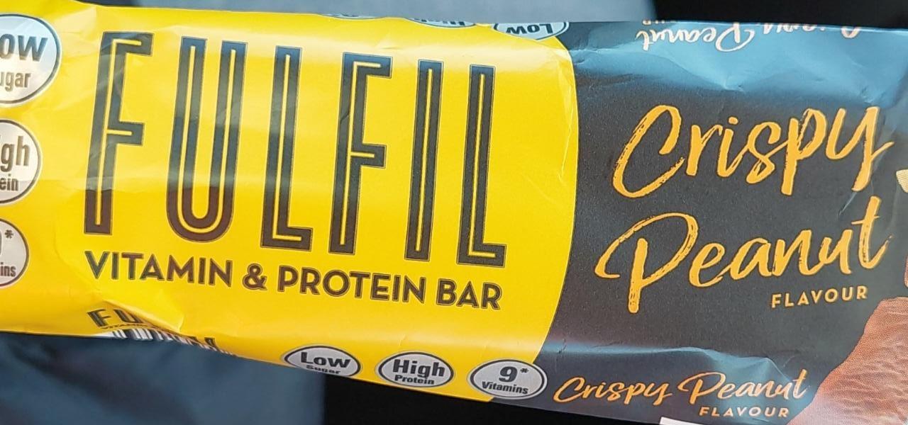Fotografie - Protein bar Crispy peanuts Fulfil