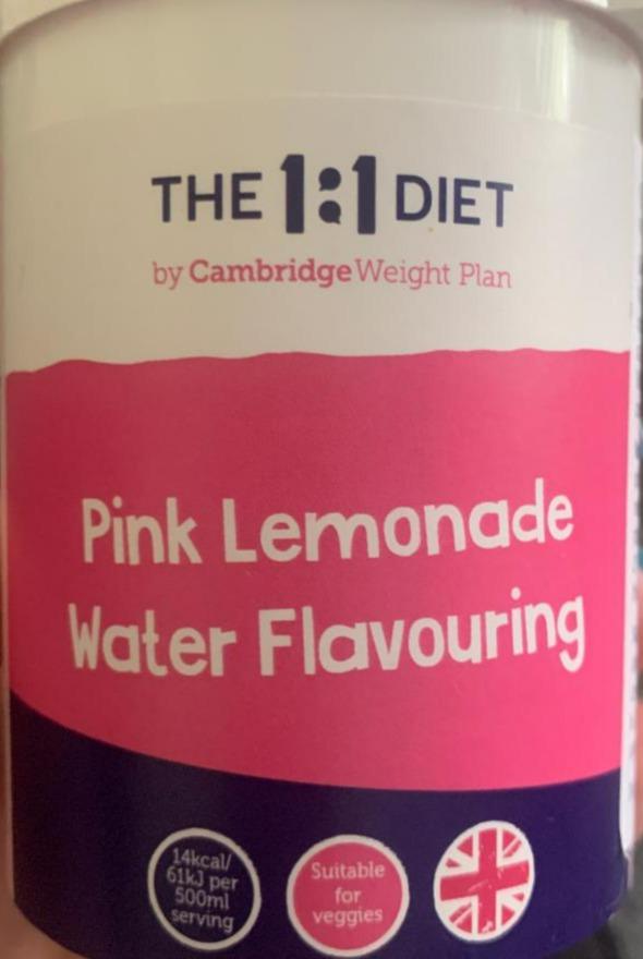 Fotografie - Pink lemonade Water Flavouring The 1:1 diet