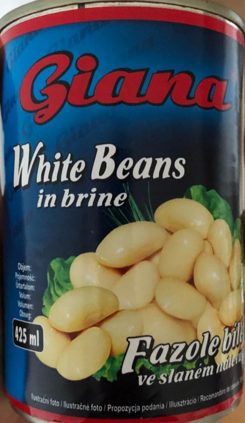 Fotografie - White beans in brine Giana