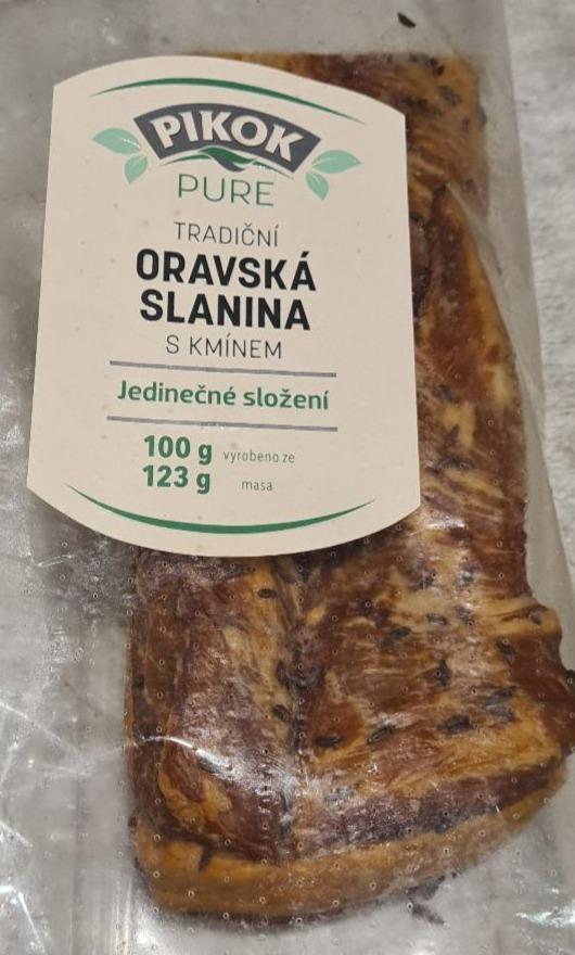 Fotografie - Tradiční Oravská slanina s kmínem Pikok Pure