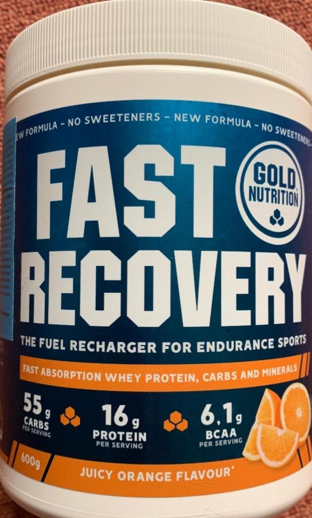 Fotografie - Gold Nutrition Fast Recovery Juicy orange flavour