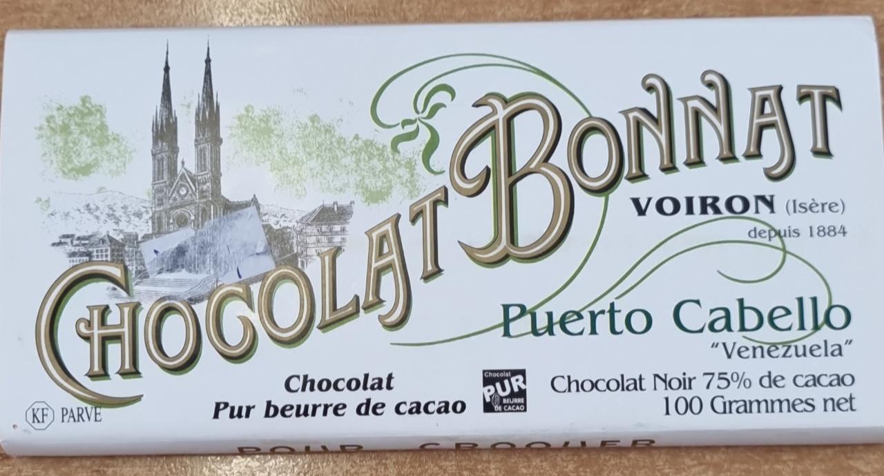 Fotografie - Puerto Cabello Venezuela Chocolat Noir 75% de cacao Chocolat Bonnat