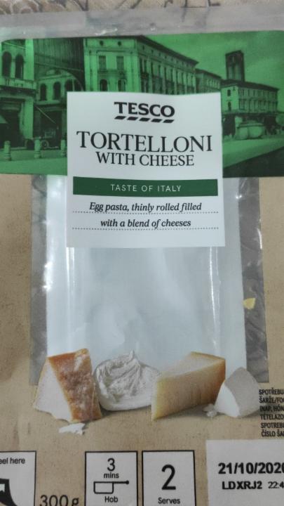 Fotografie - Tortelloni with cheese Tesco
