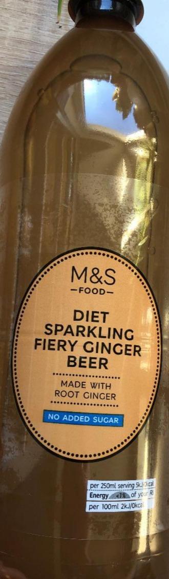 Fotografie - Sugar free fiery ginger beer Marks&Spencer
