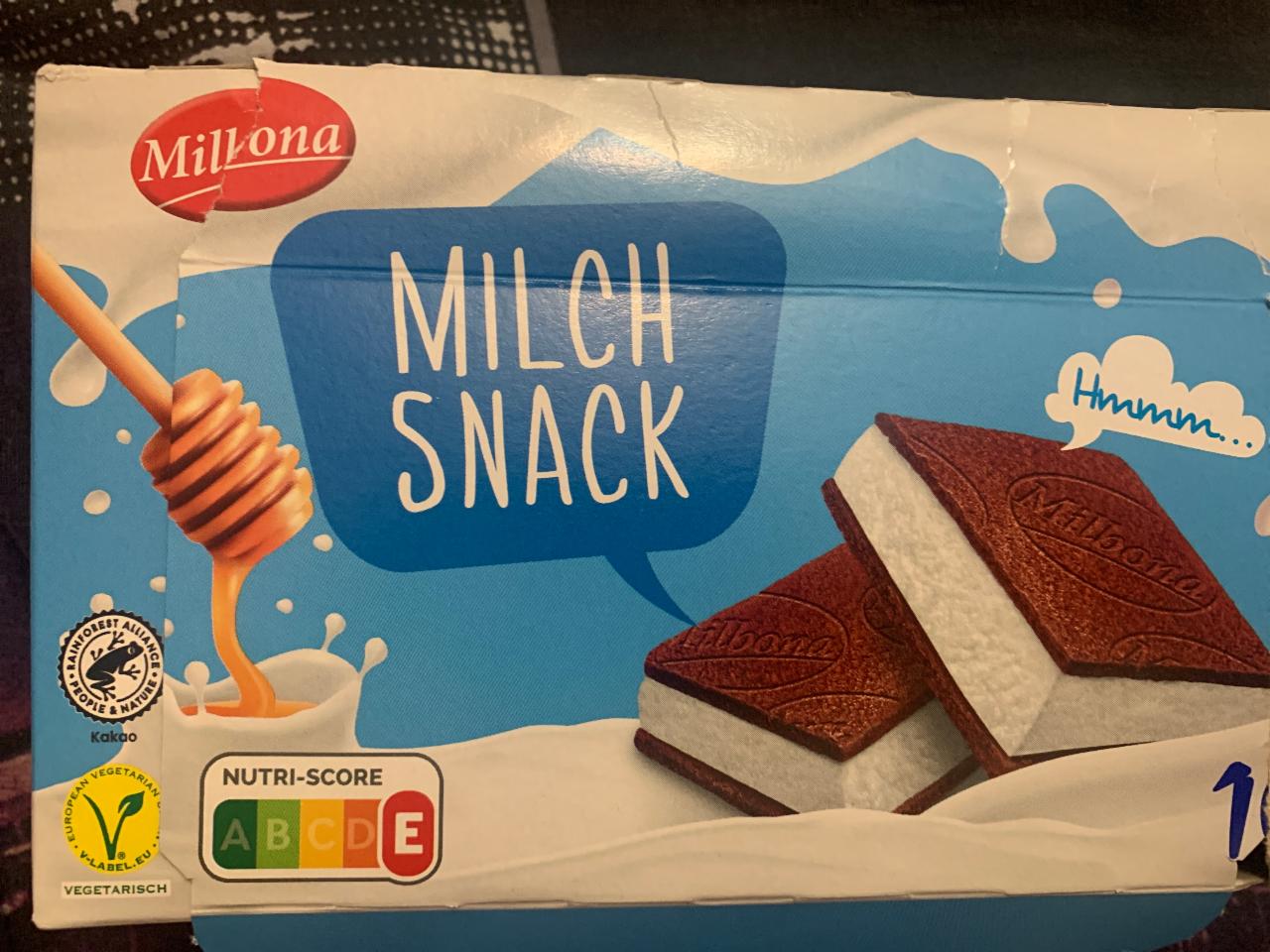 Fotografie - Milk snack Milbona