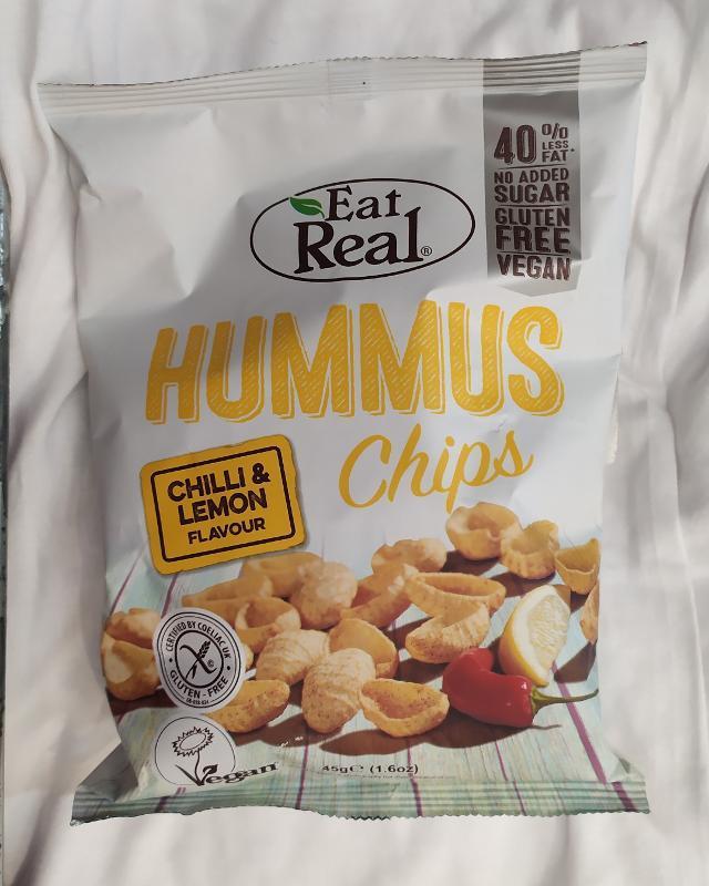 Fotografie - Hummus Chips Lemon Chilli Eat Real