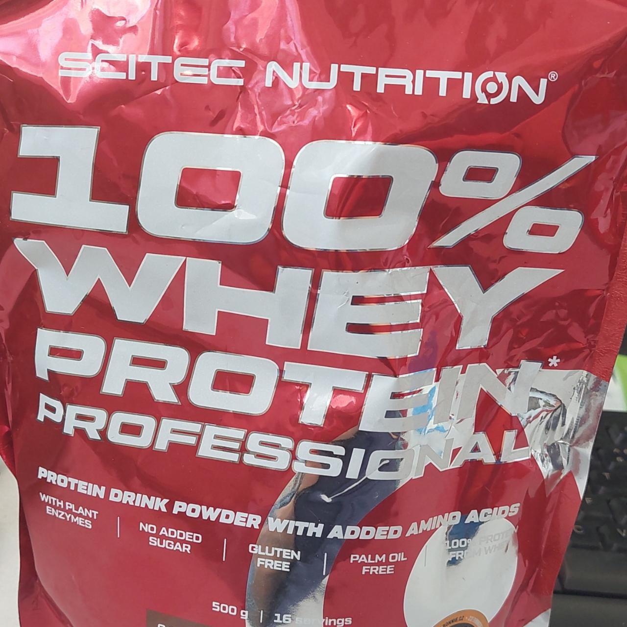 Fotografie - 100% Whey protein Professional Chocolate flavor Scitec Nutrition