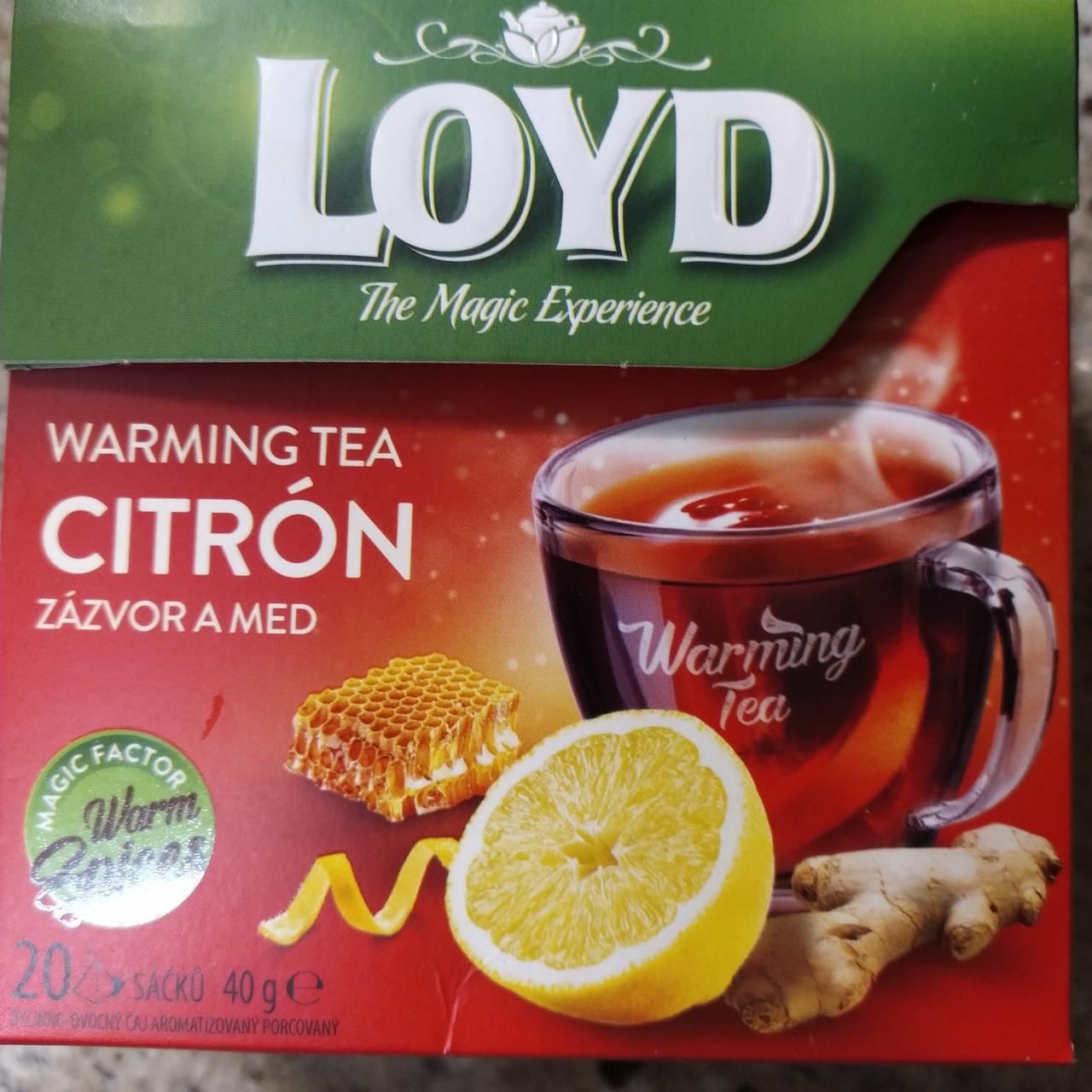Fotografie - Warming Tea Citrón Zázvor a Med Loyd