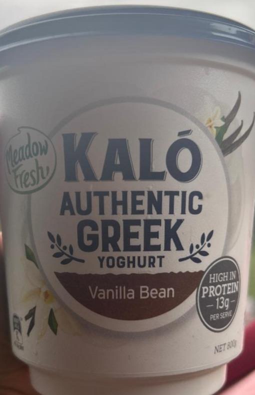 Fotografie - Kalo Authentic Greek Yoghurt Vanilla Bean Meadow Fresh