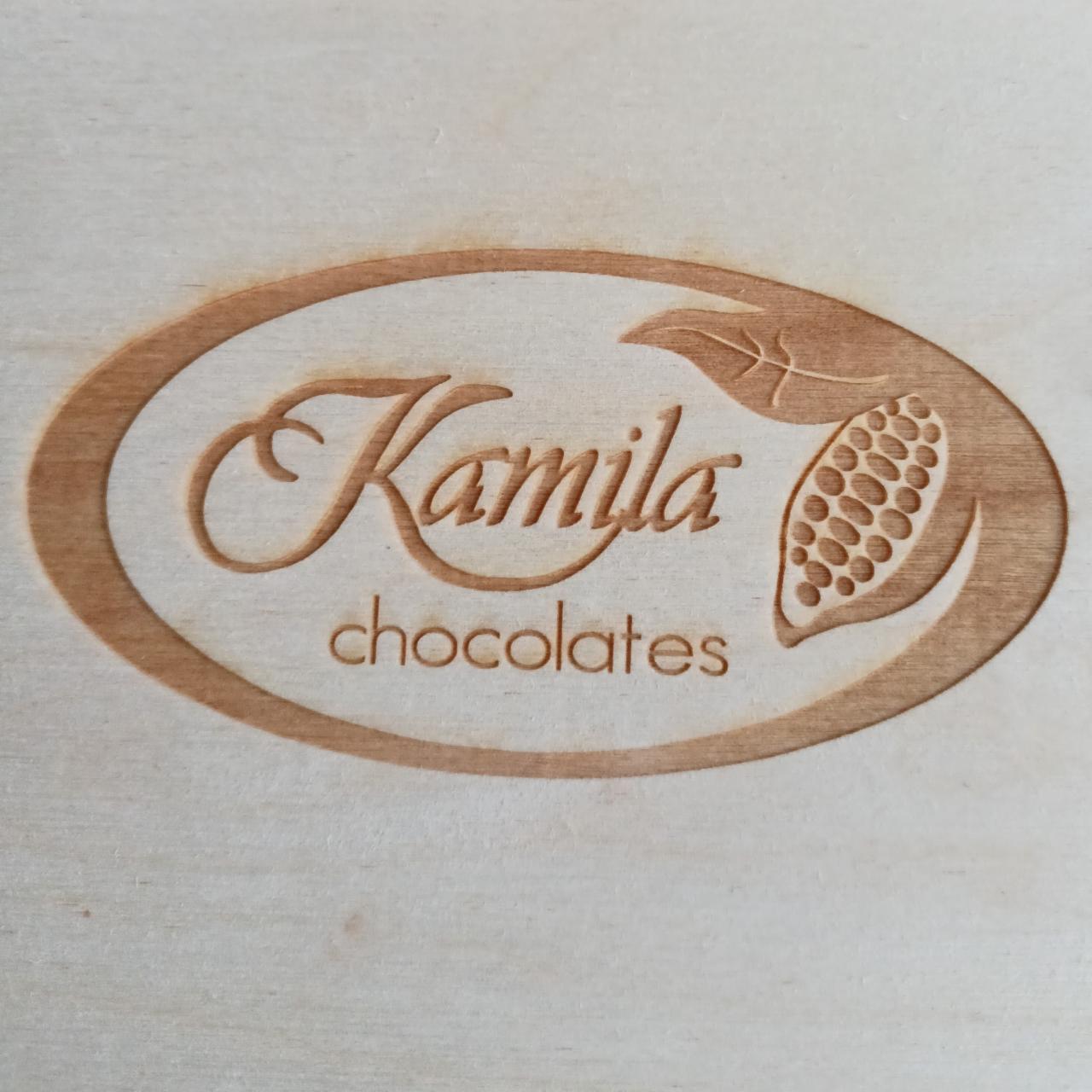 Fotografie - Kamila chocolates dřevěná krabička
