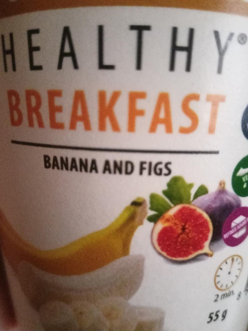 Fotografie - BREAKFAST Banana and Figs Healthy