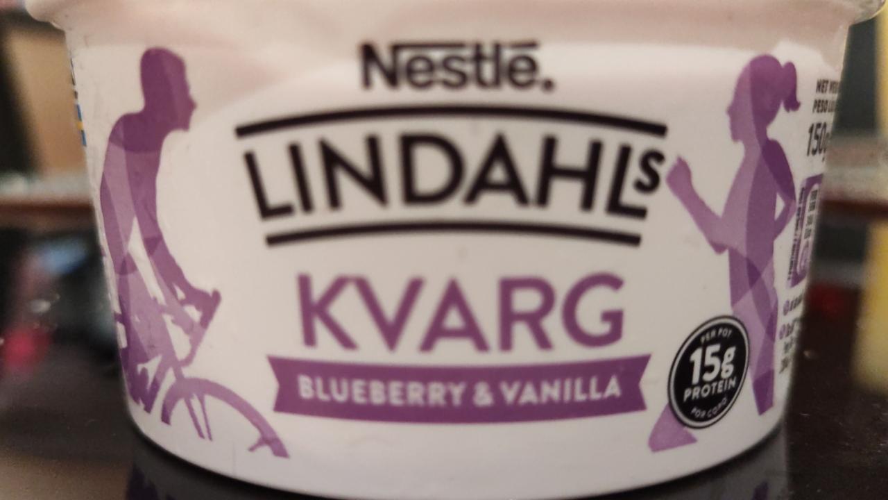 Fotografie - Lindahls Kvarg Blueberry & Vanilla Nestlé
