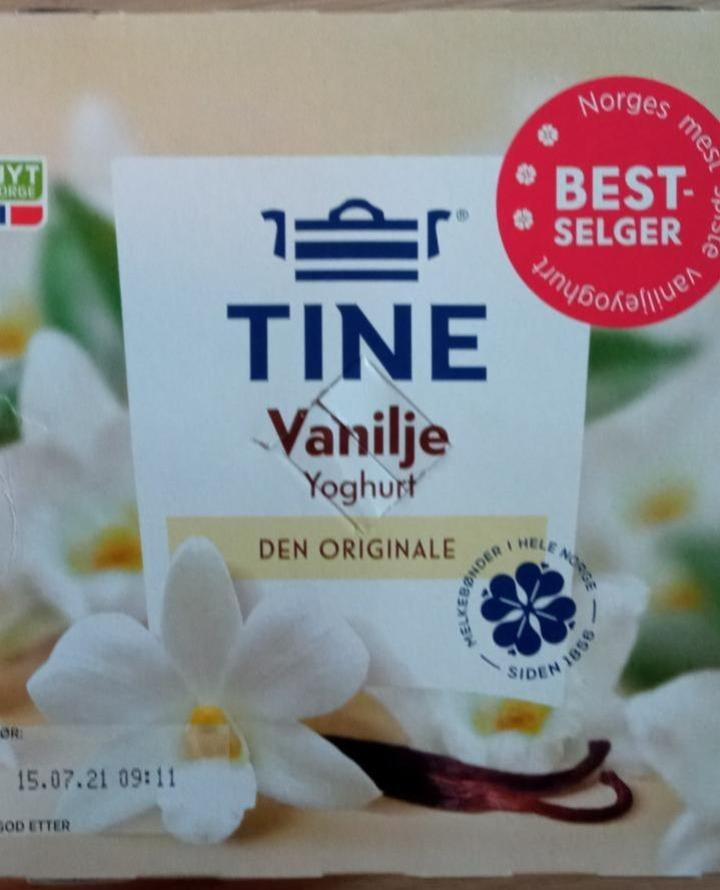 Fotografie - Vanilje yoghurt den originale Tine