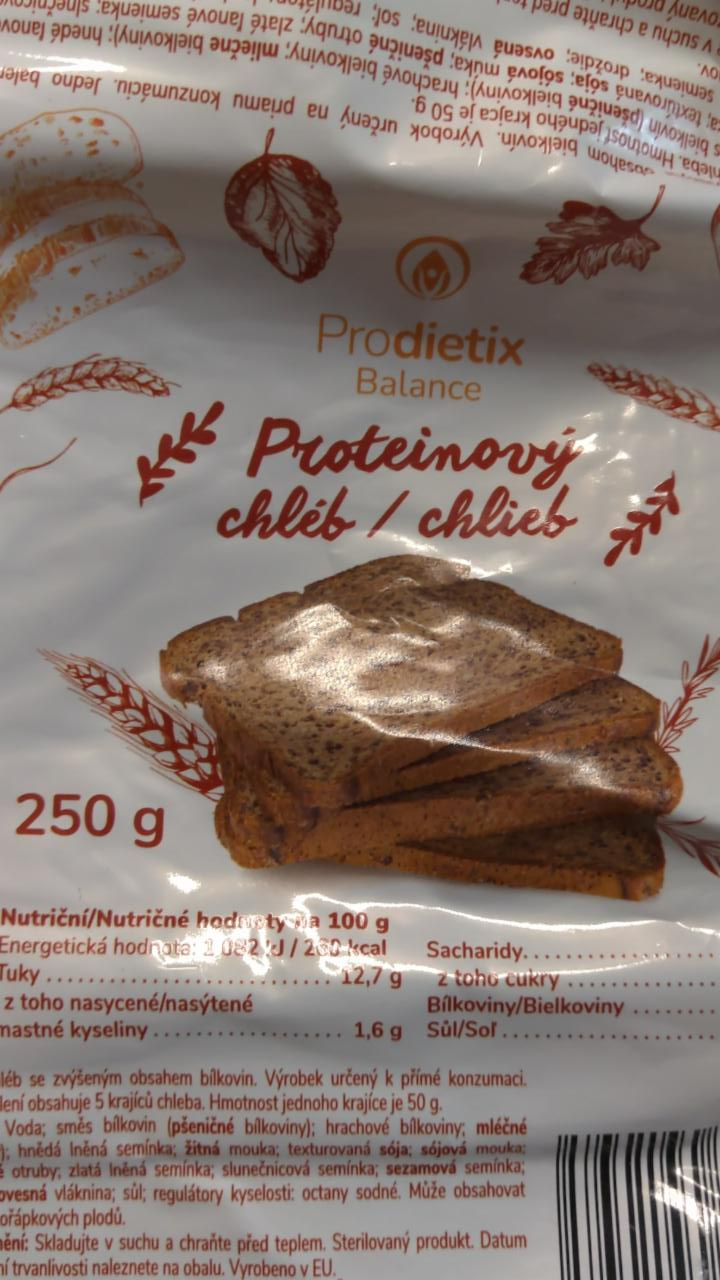 Fotografie - proteinový chléb balance Prodietix