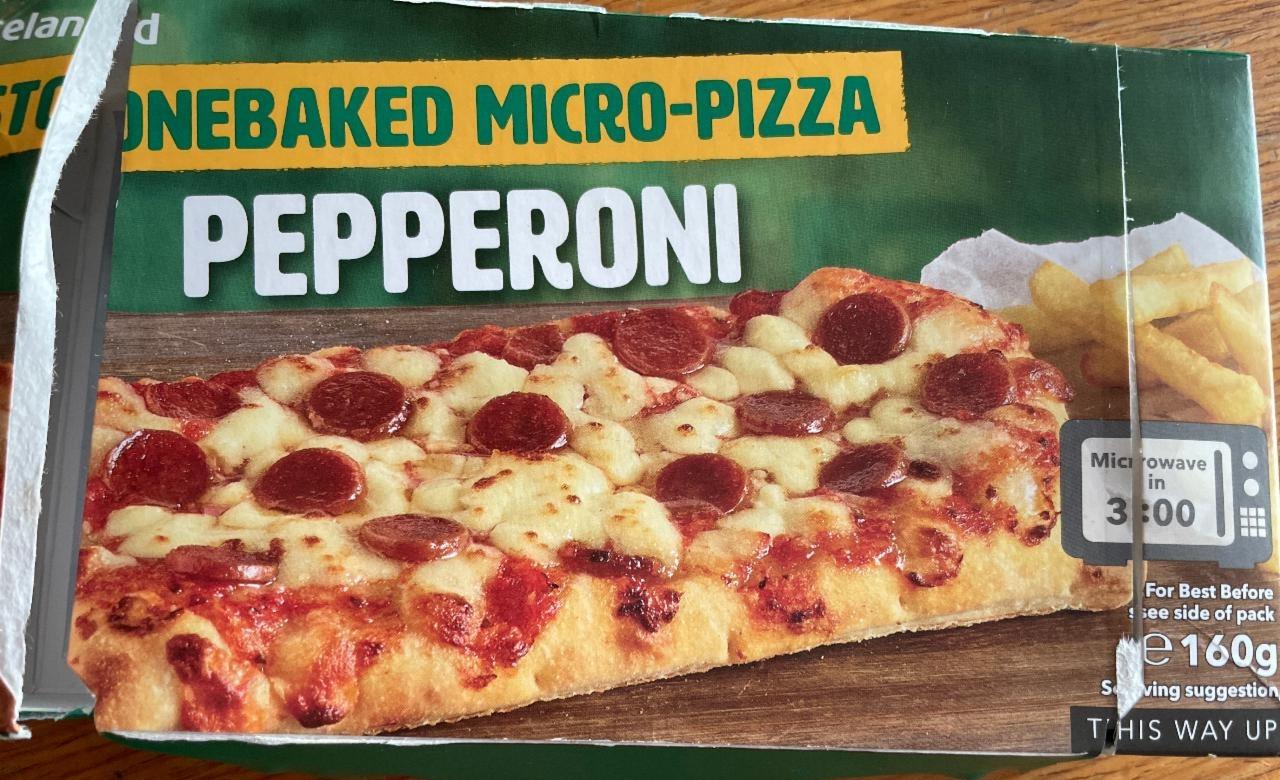 Fotografie - Stonebaked Micro-Pizza Pepperoni Iceland
