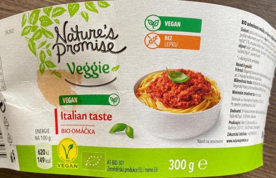 Fotografie - Italian taste veggie Nature's Promise