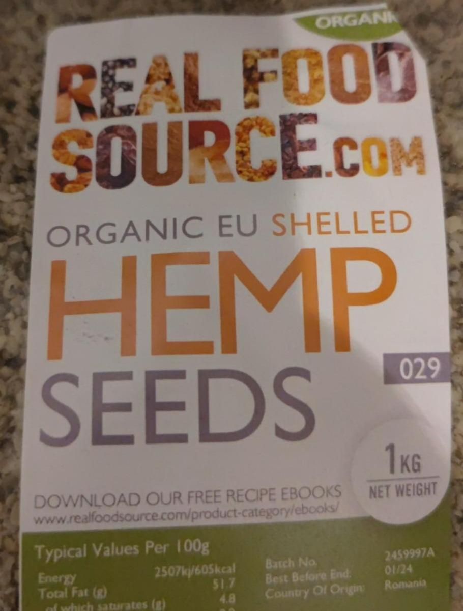 Fotografie - Organic hemp seeds Real food source.com