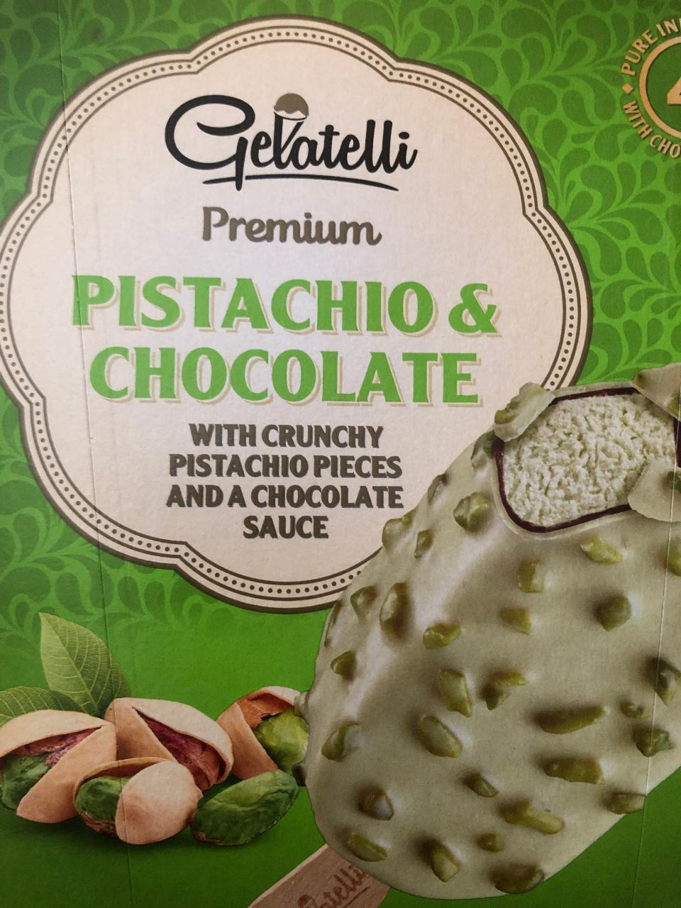 Fotografie - Pistachio & Chocolate Gelatelli Premium