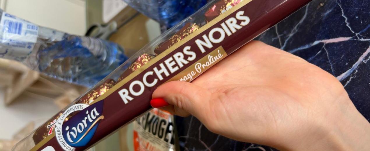 Fotografie - pralinky s hořkou čokoládou Rochers noirs