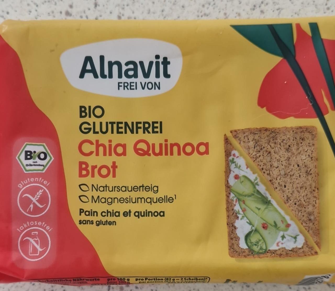 Fotografie - Bio Glutenfrei Chia Quinoa Brot Alnavit