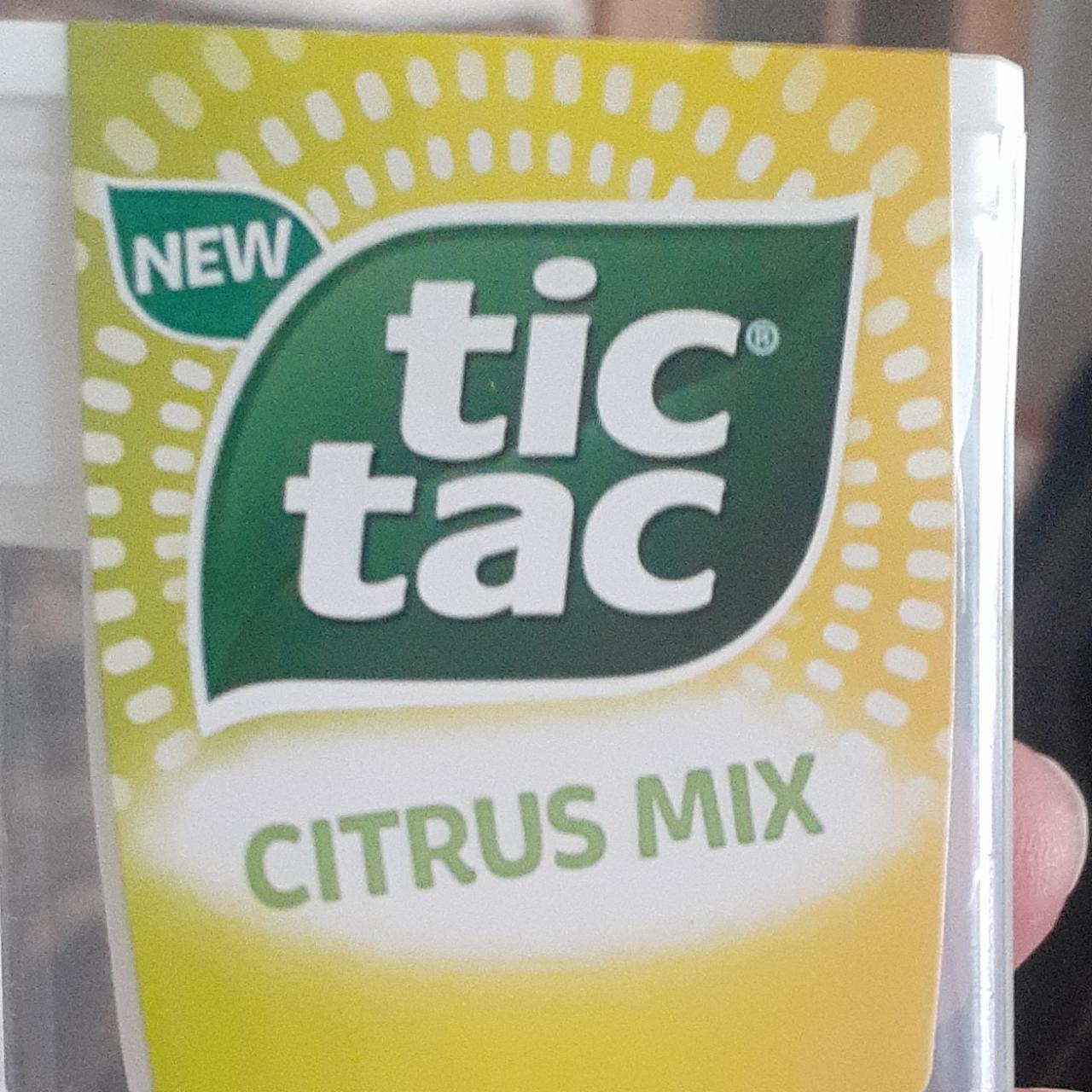 Fotografie - citrus mix Tic Tac
