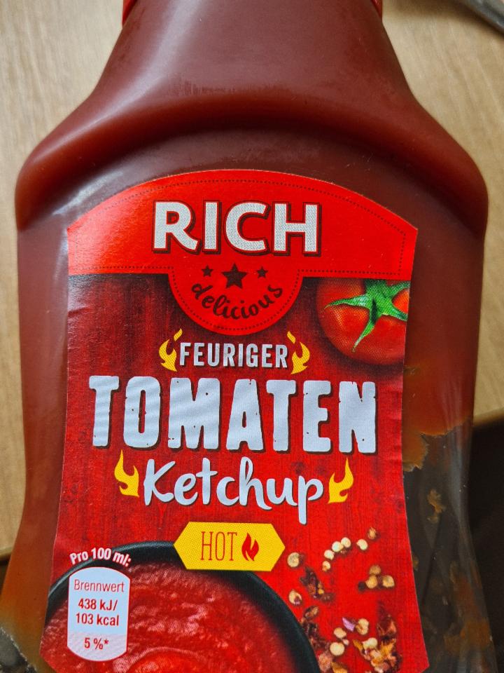 Fotografie - Feuriger Tomatenketchup Hot Rich Delicious